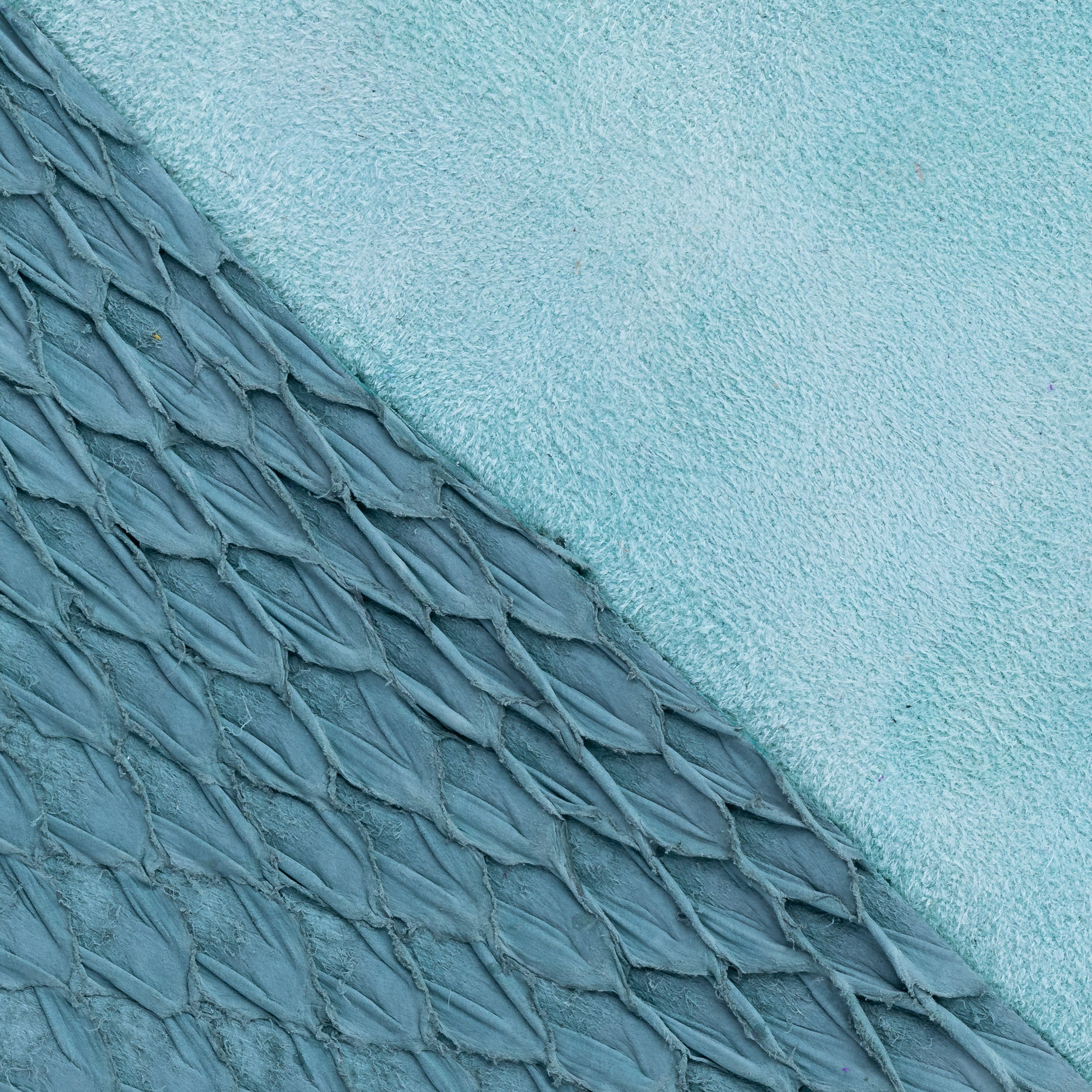 Elandetta sage green suede heel with soft aqua blue undertones, designed for elegant modern colour dressing.